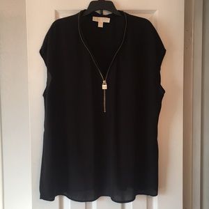Michael Kors sheer shirt